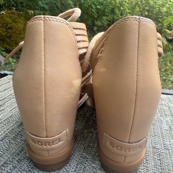 Sorel Women's Joanie Lace Up Wedge Sandal Size 7 - Picture 4 of 9